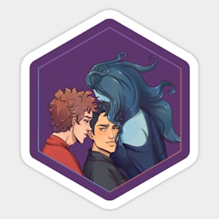 Vespiary Zach Toledo Nel and Teagan Character Art Sticker